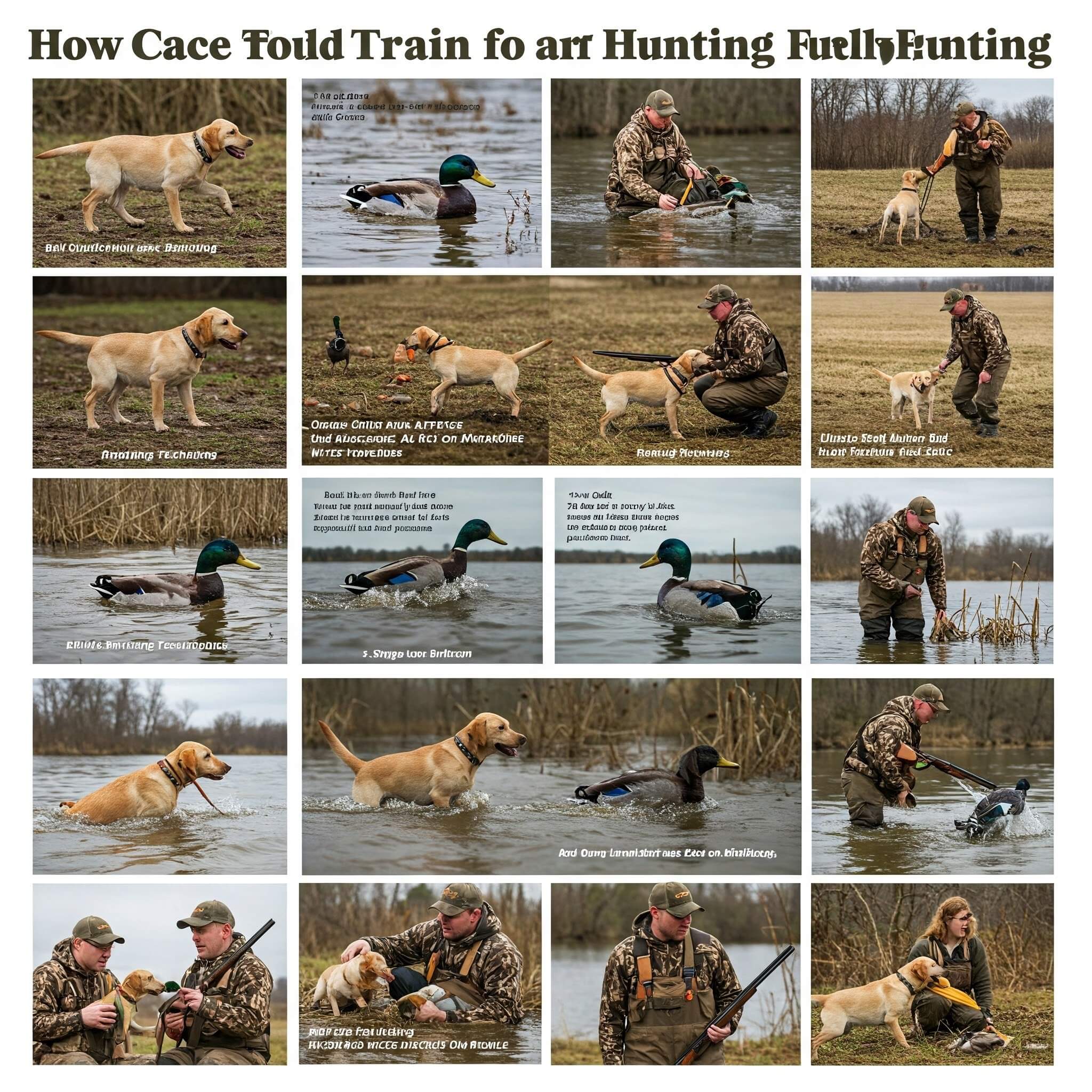 How to train a dog for duck hunting
