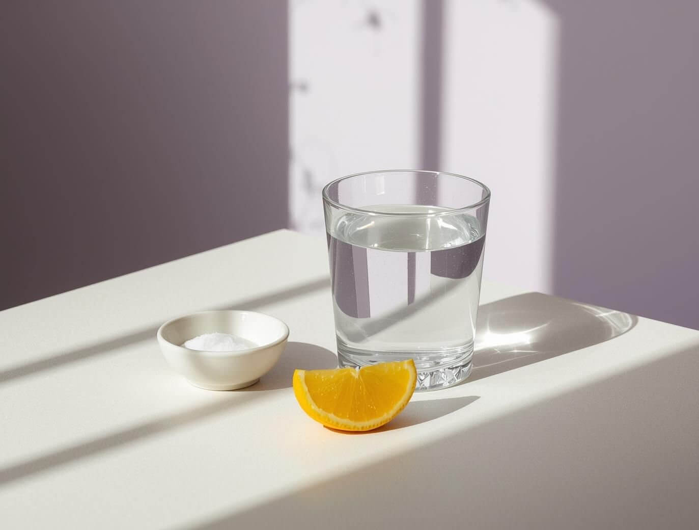 What to eat when you have a migraine and are nauseous: start with fluids like water plus a pinch of salt.
