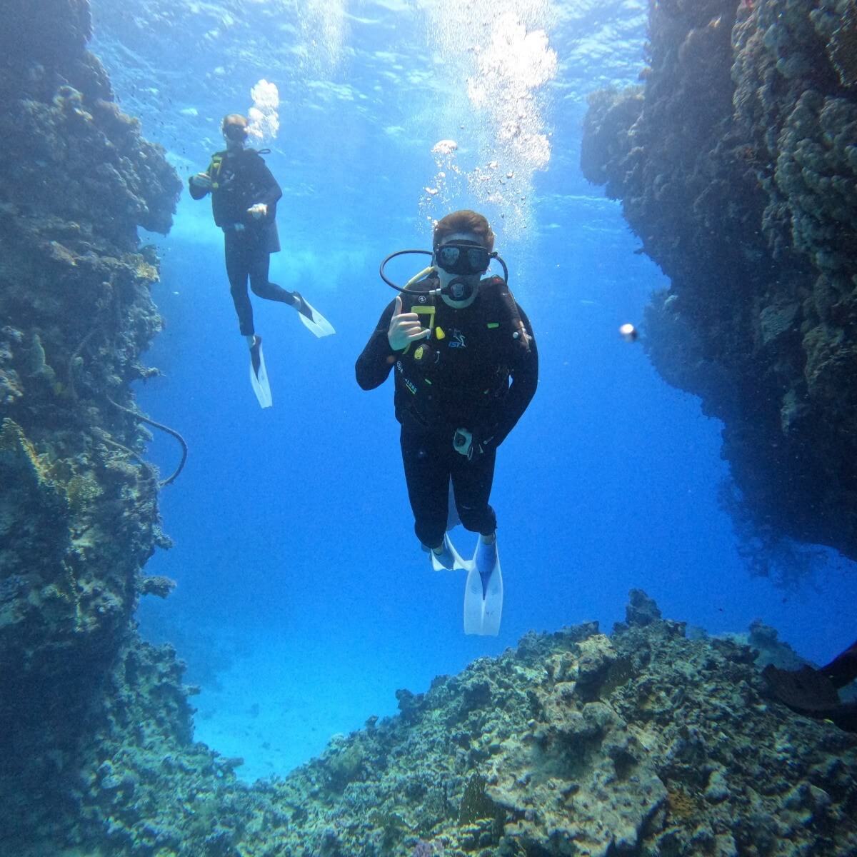 Rob snorkelling