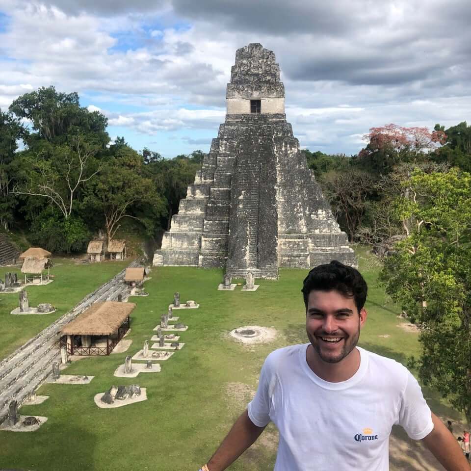 Alex at Tikal