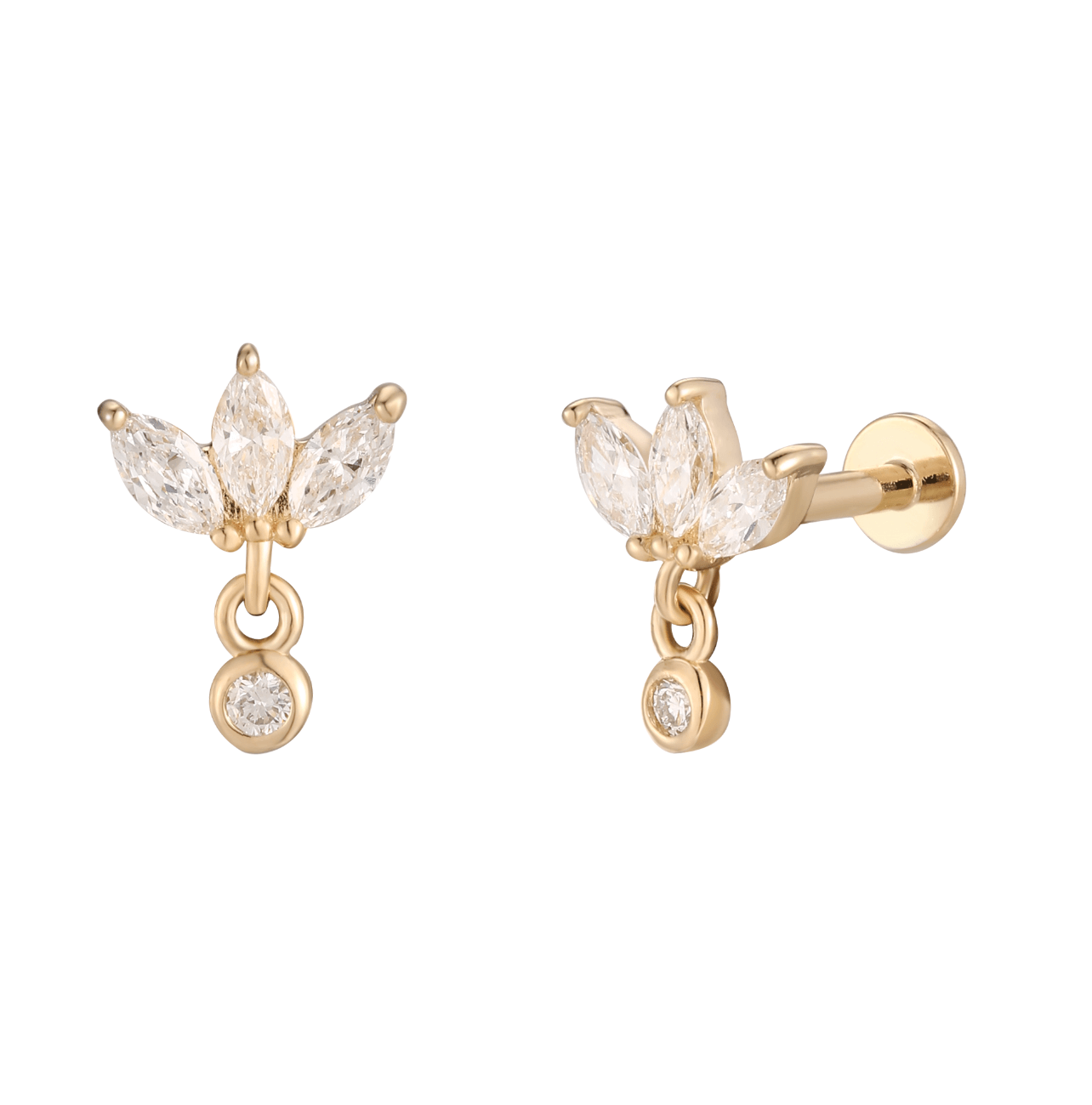 flatback earrings