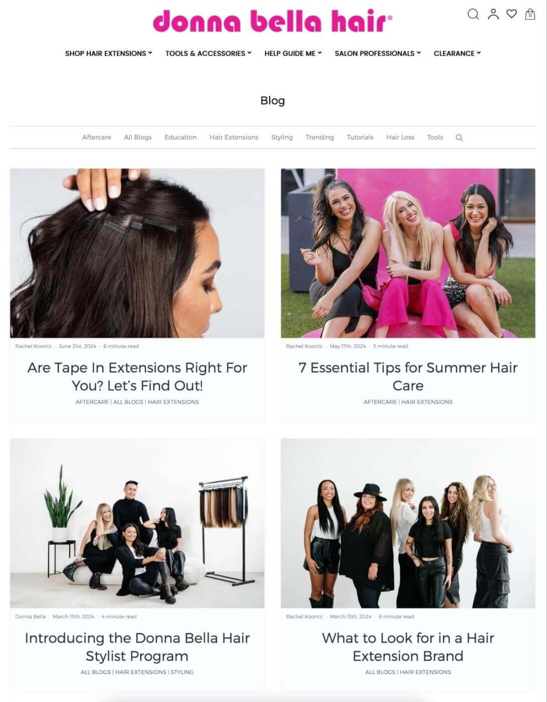 Donna Bella Hair Blog