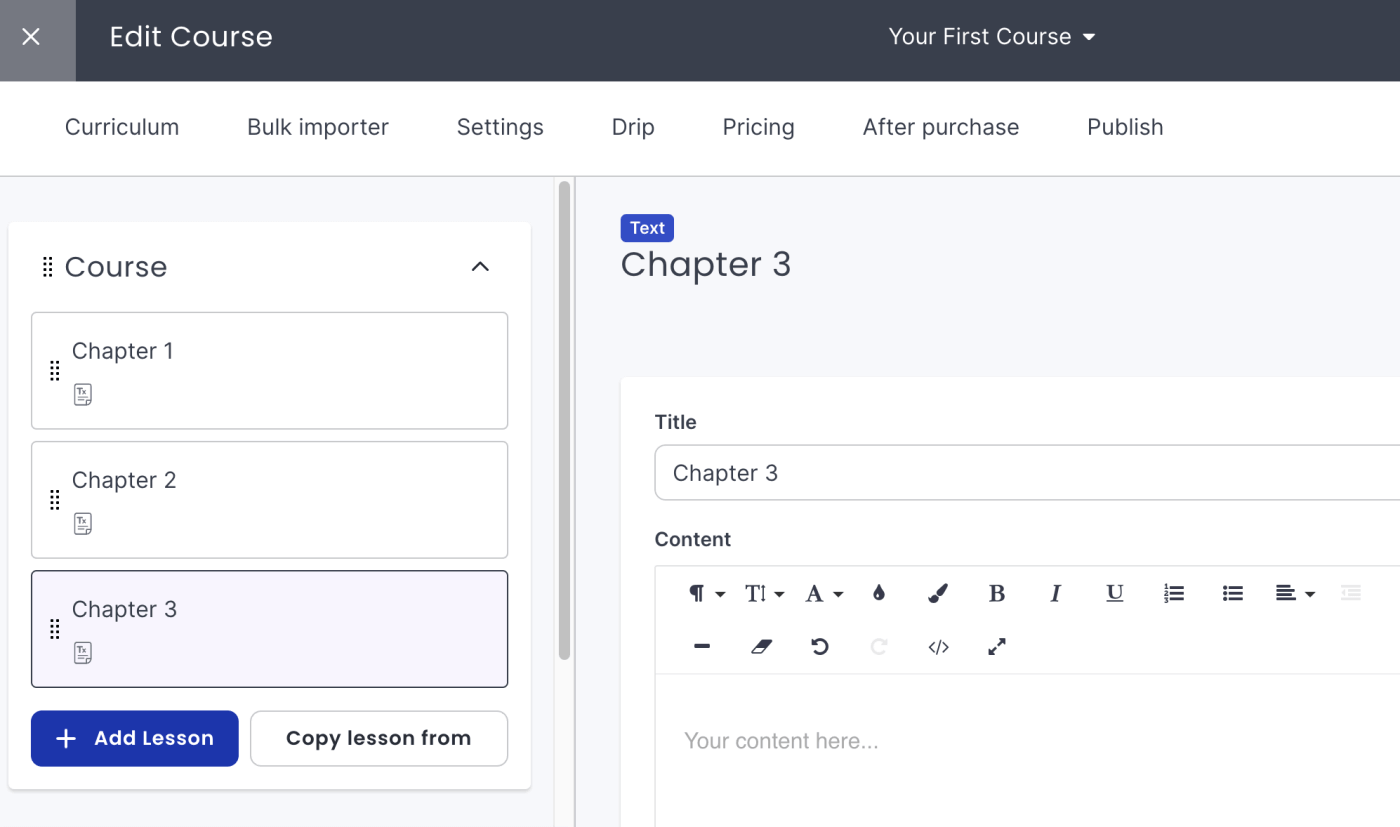 Thinkific Course Modules
