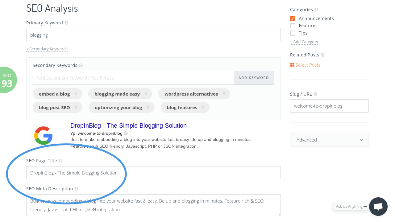 how to do your own seo: add meta title and description