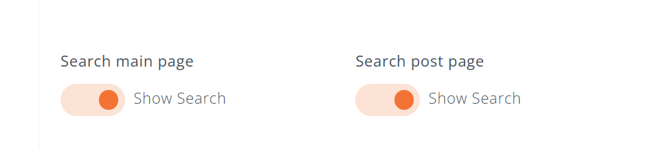 Turning search feature in your DropInBlog account on