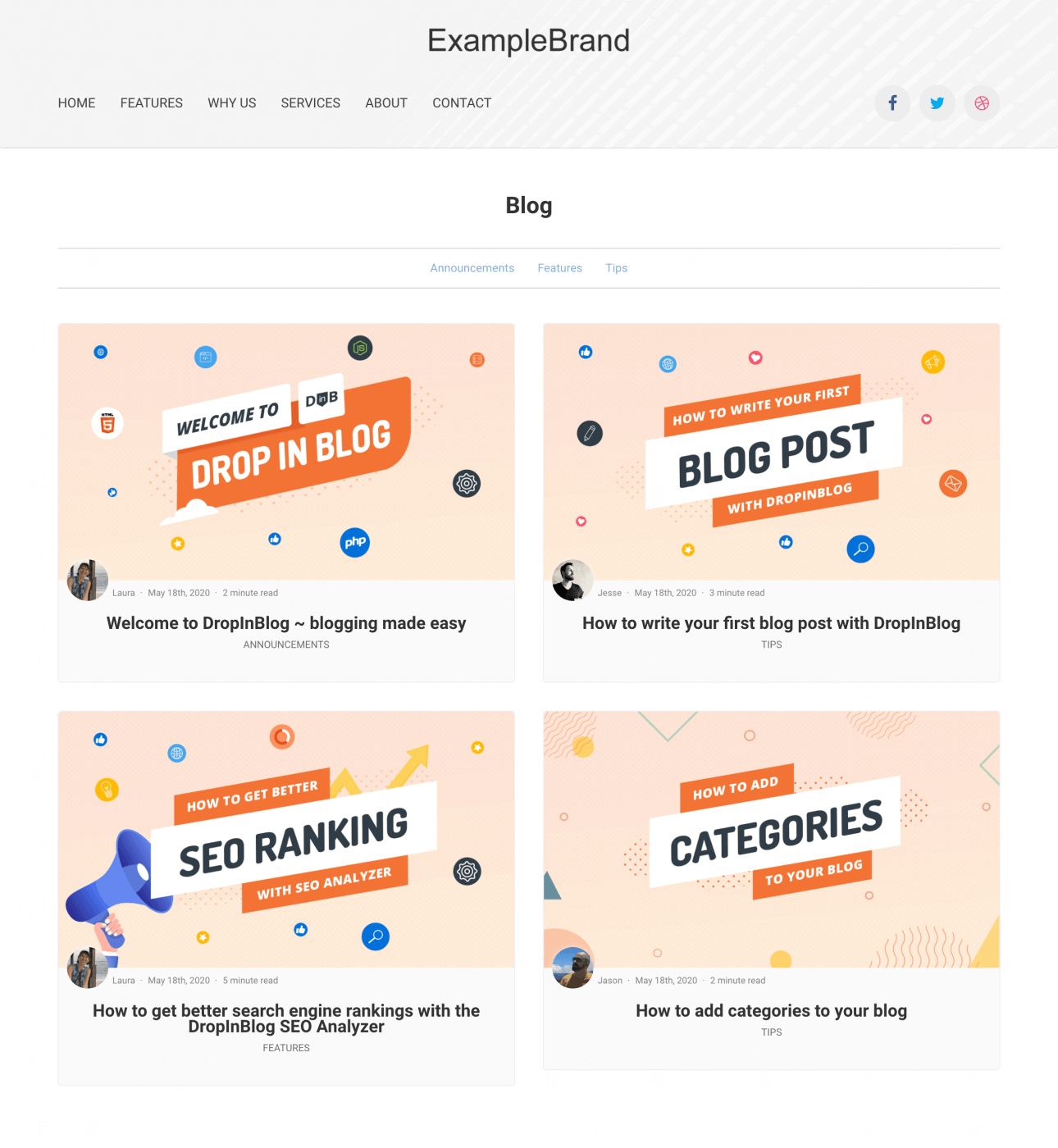 example of kartra blog