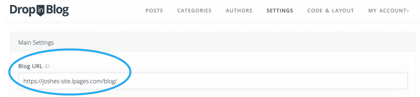 Fix the urls