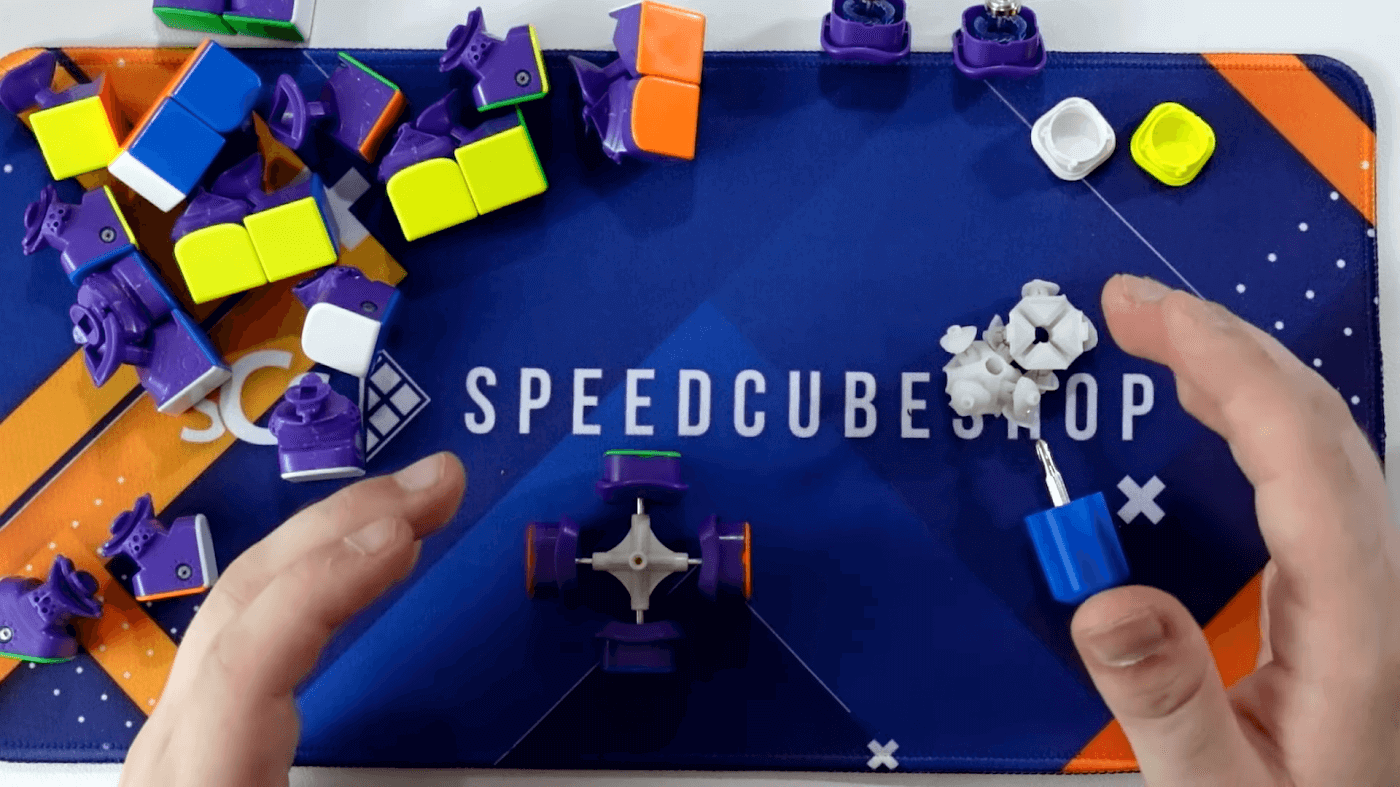 Fully disassembled 3x3