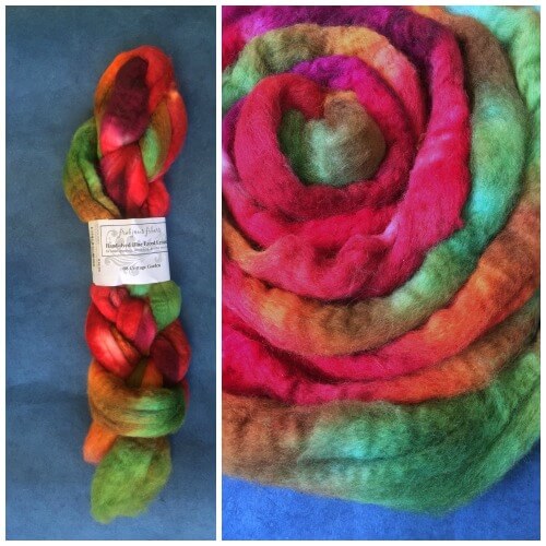 Spinning with dyed fiber, a guest post by Jillian Moreno on the Woolery Blog.