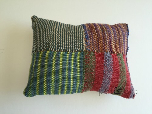 Free woven pillow tutorial from Purl & Loop on the Woolery Blog