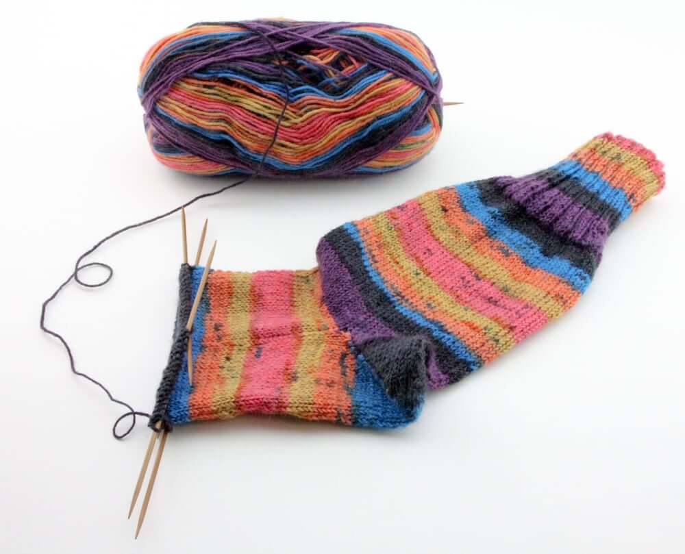 Handknit socks