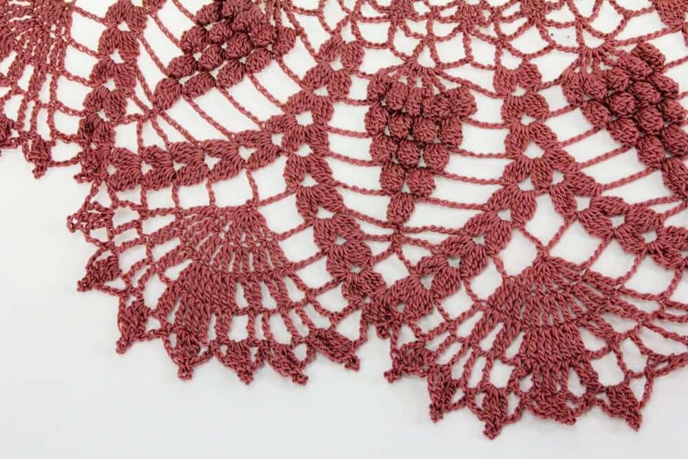 Detail of Mistene's Crocheted Doily