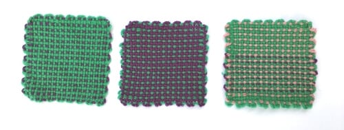 Explore color combinations & color dominance with the Schacht Zoom Loom.