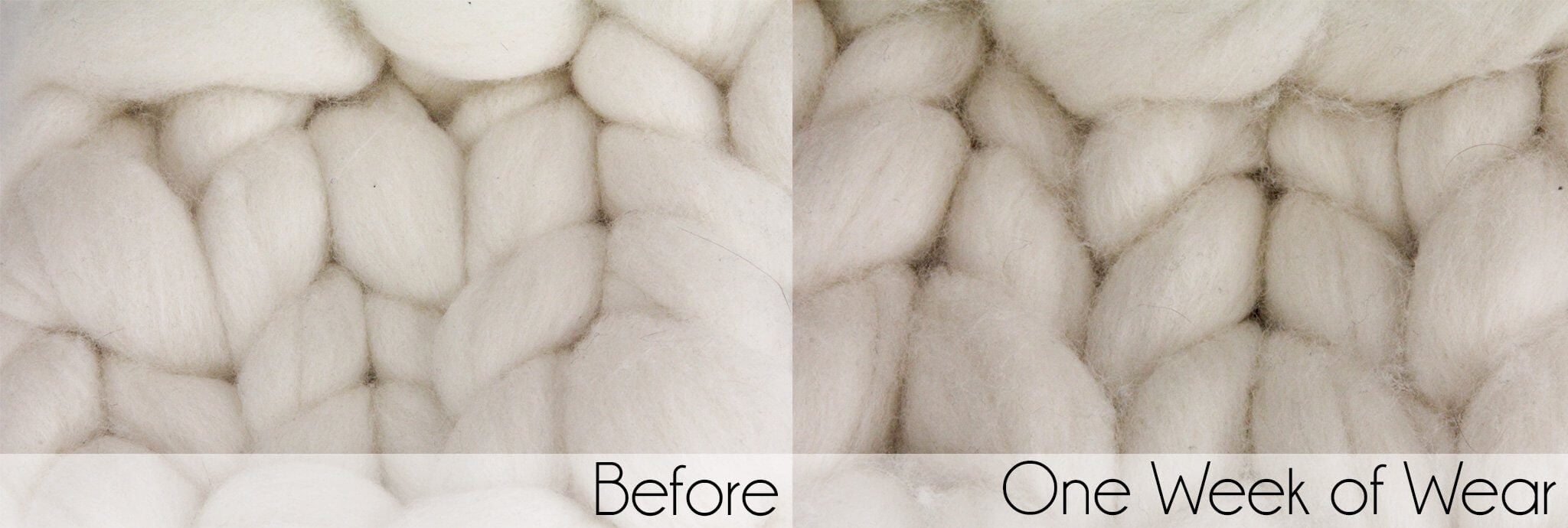 Before and One Week of Wear