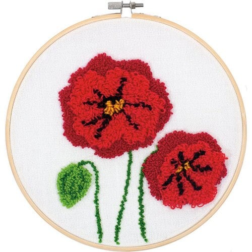 Punch Needle Kit Poppies