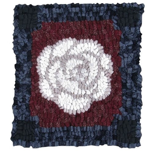 Beginner Rug Hooking Kit - White Rose