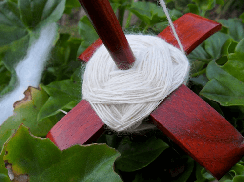 How to Wind Yarn On a Turkish Spindle on the Woolery Blog (image via creative commons, click for source info).