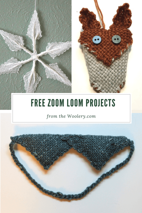 Visit the woolery blog for free project ideas for the Zoom Loom!