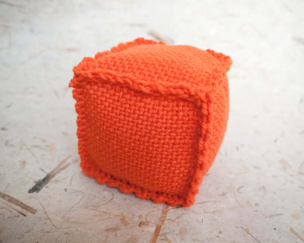 Orange Zoom Loom Cube
