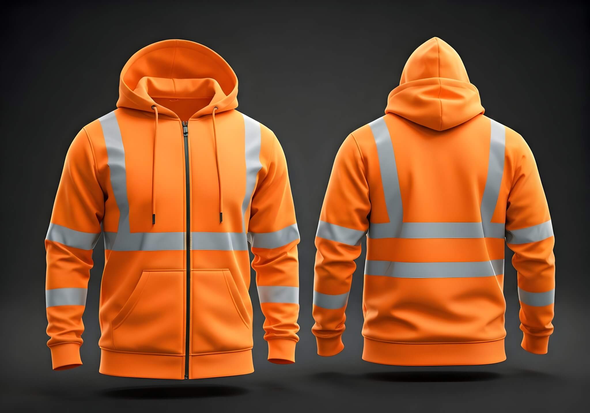 Close-up of a durable hoodie made from heavyweight organic cotton, representing the quality and longevity of the most durable clothing brands.