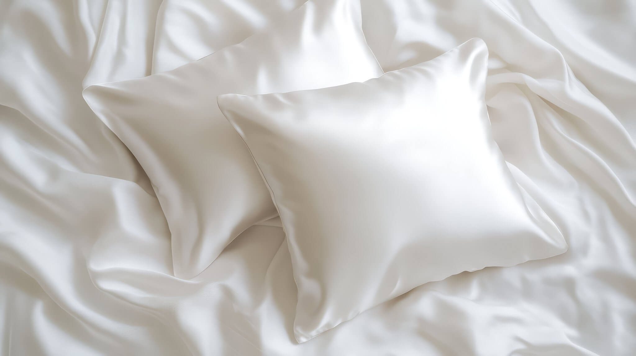 Lyocell fabric sheets laid out in soft folds, highlighting the silky texture and sustainability that define what kind of fabric Lyocell is.