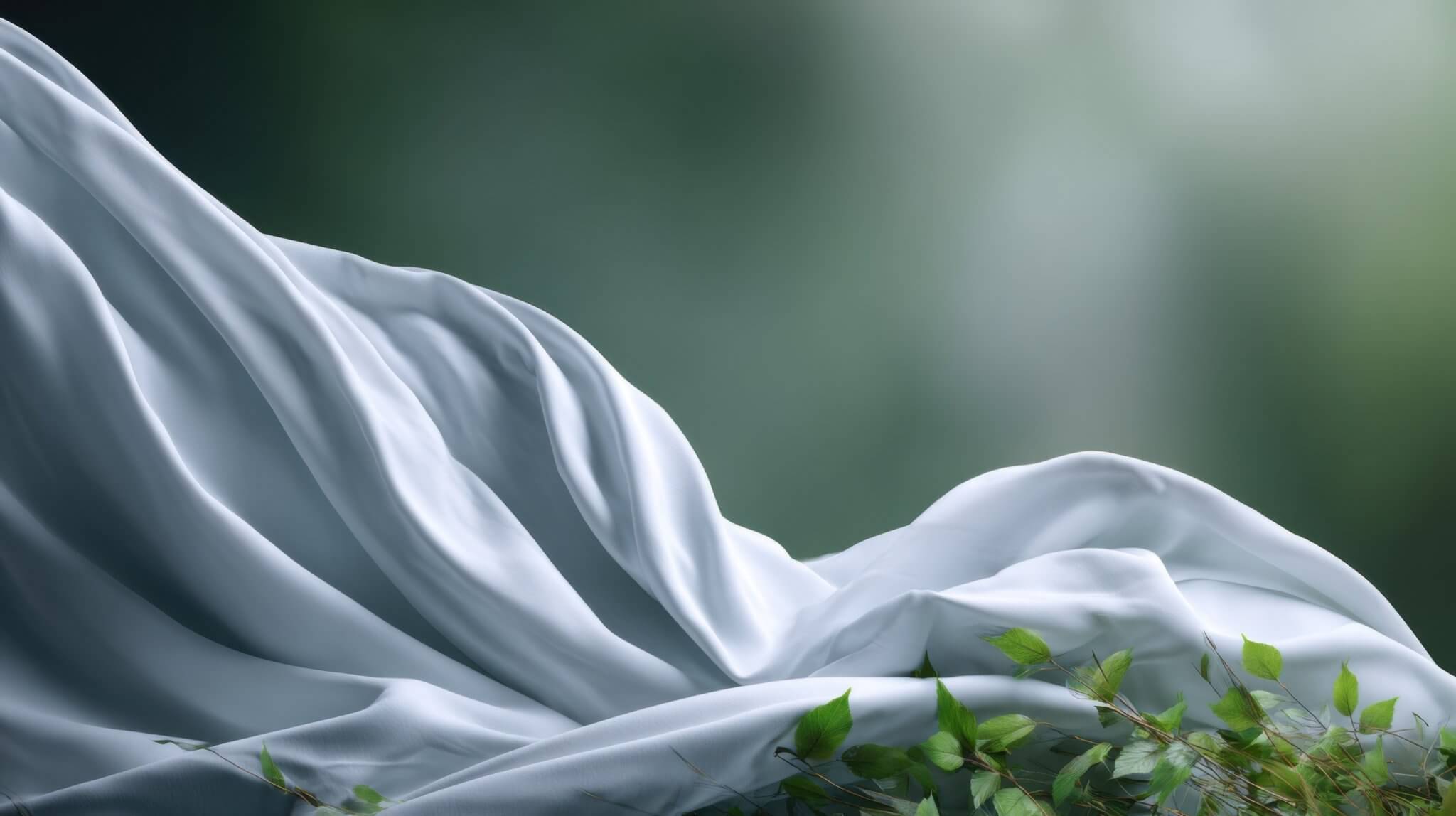 Close-up of Lyocell fabric showing its smooth, eco-friendly texture that defines what kind of fabric Lyocell is — soft, breathable, and sustainable.