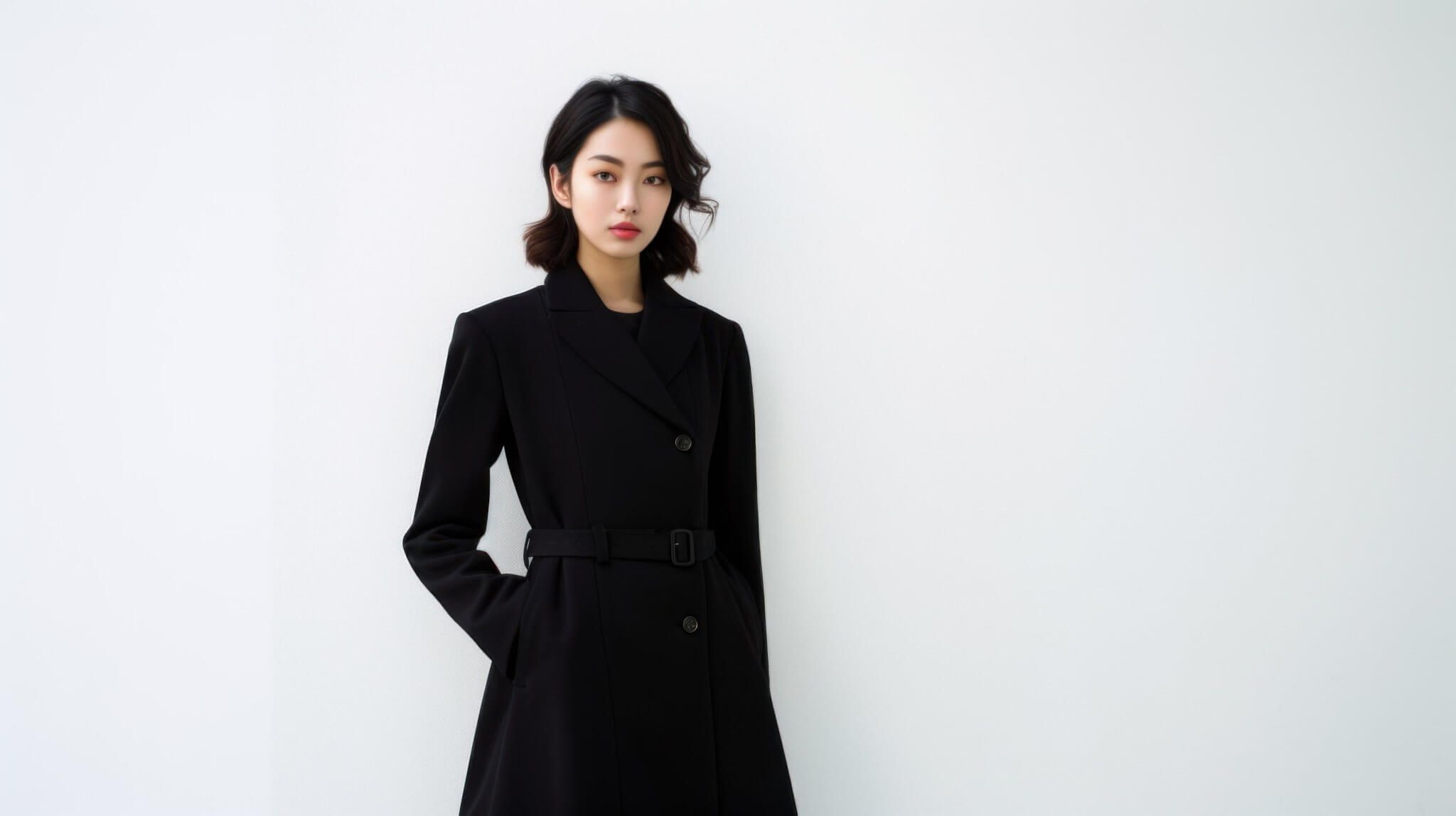 Lyocell trench coat showcasing the smooth drape and eco-conscious quality that define what kind of fabric Lyocell is.