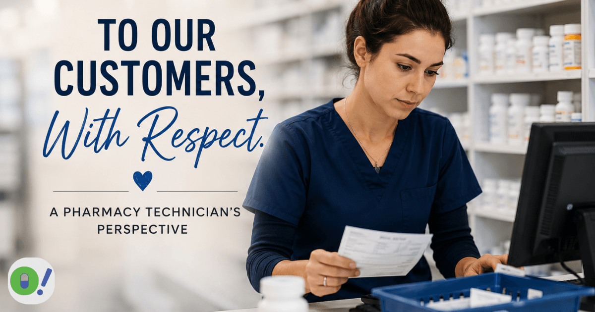 To Our Customers, With Respect: A Pharmacy Technician's Perspective
