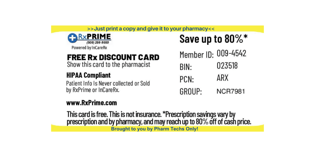 Free Prescription Discount Card – Save on Medications Today