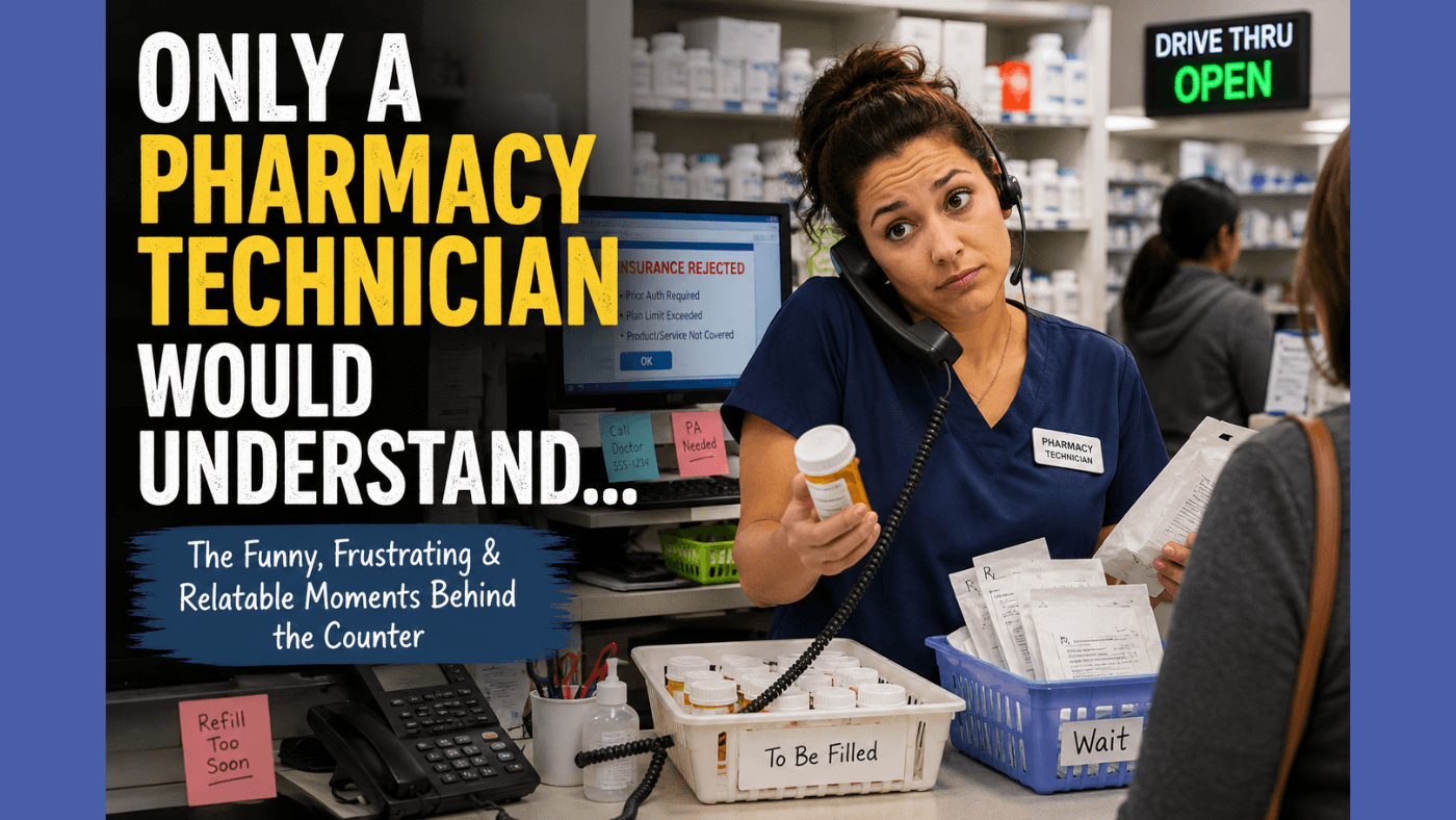 Only a Pharmacy Technician Would Understand...