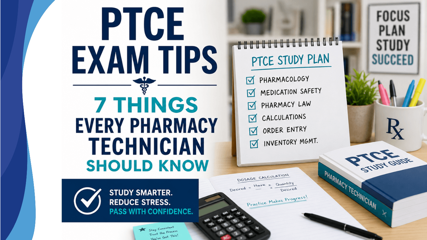 PTCE Exam Tips: What Every Pharmacy Technician Should Know