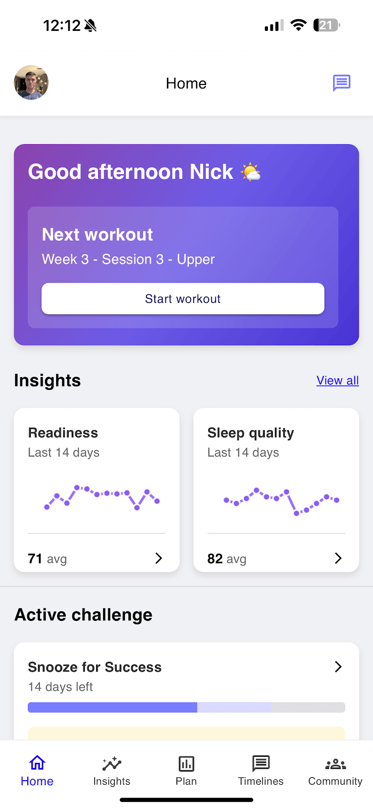 FitFocus new home page