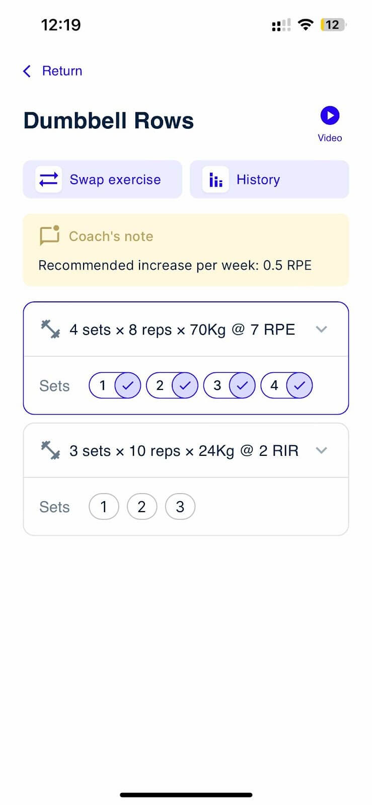 New Workouts Page 1