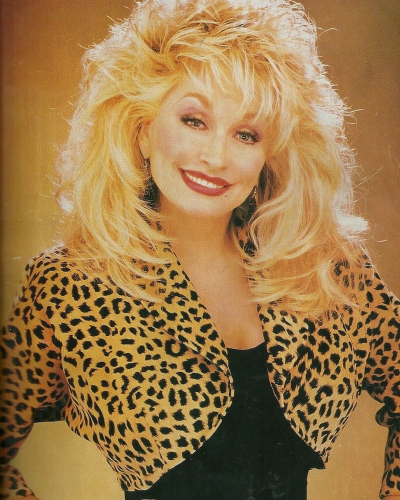 Dolly Parton - leopard style icon.