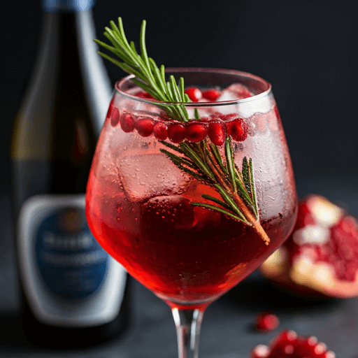 Thanksgiving drink angled shot of the bottle