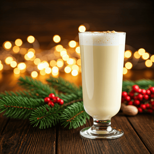 Holiday cocktail angled shot of the bottle