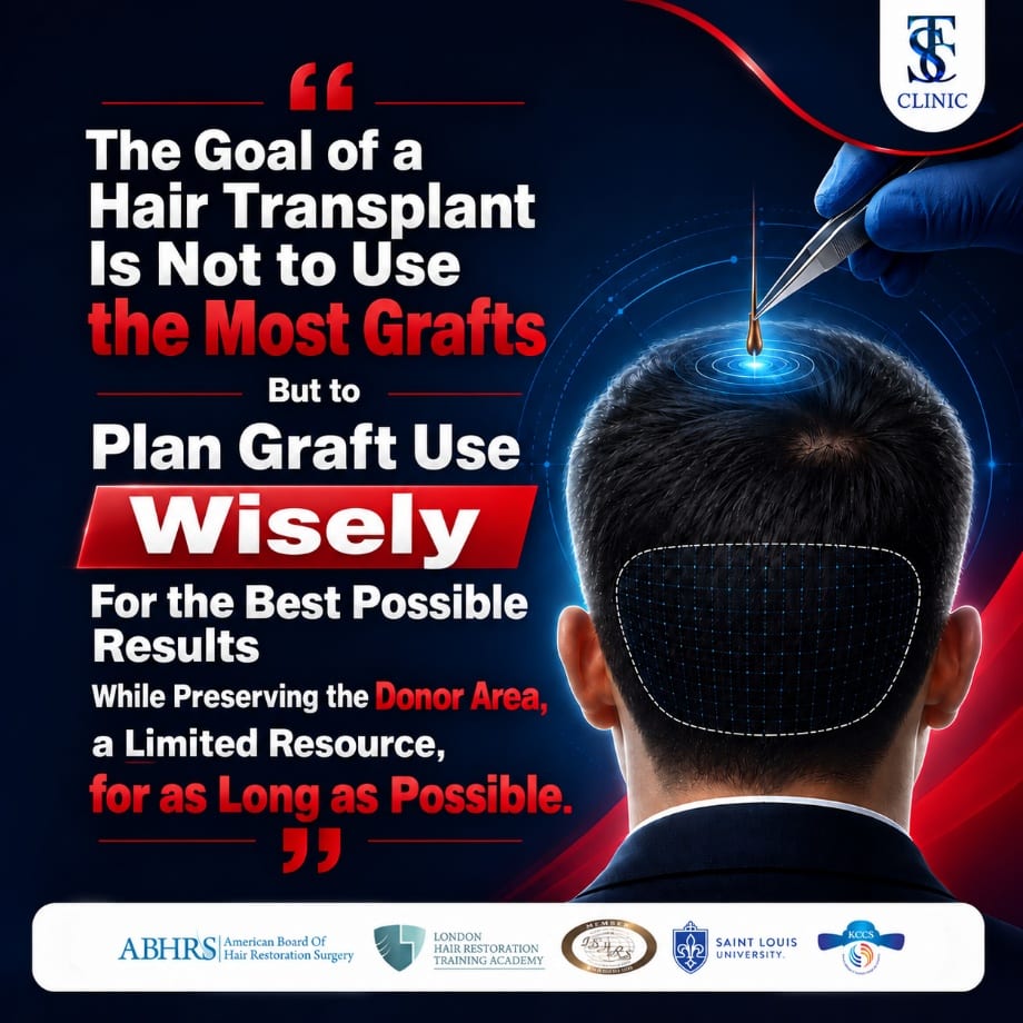 The Goal of a Hair Transplant Is Not to Use the Most Grafts