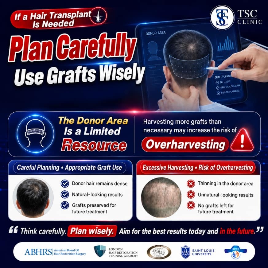 If a Hair Transplant Is Needed Plan Carefully Use Grafts Wisely