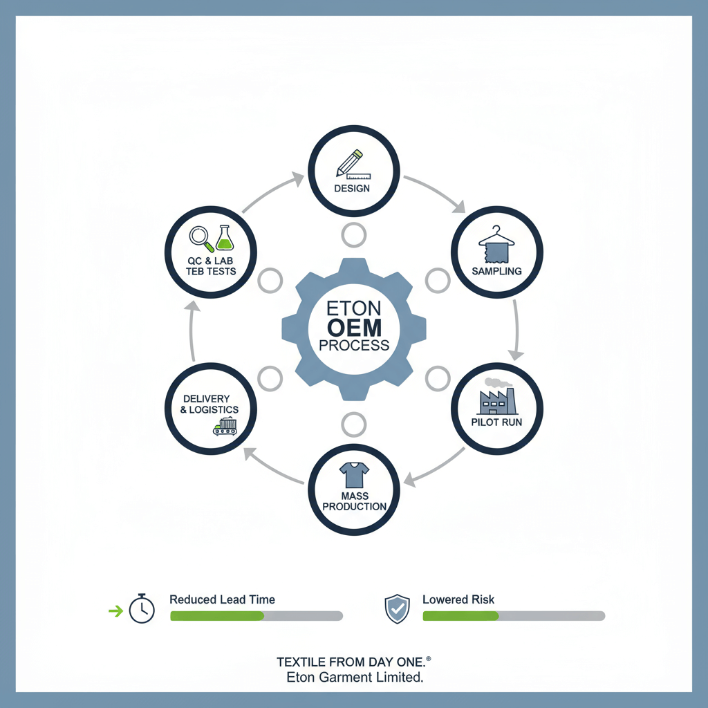 Checklist visual for market visits and platform RFQs focused on compliance and sampling