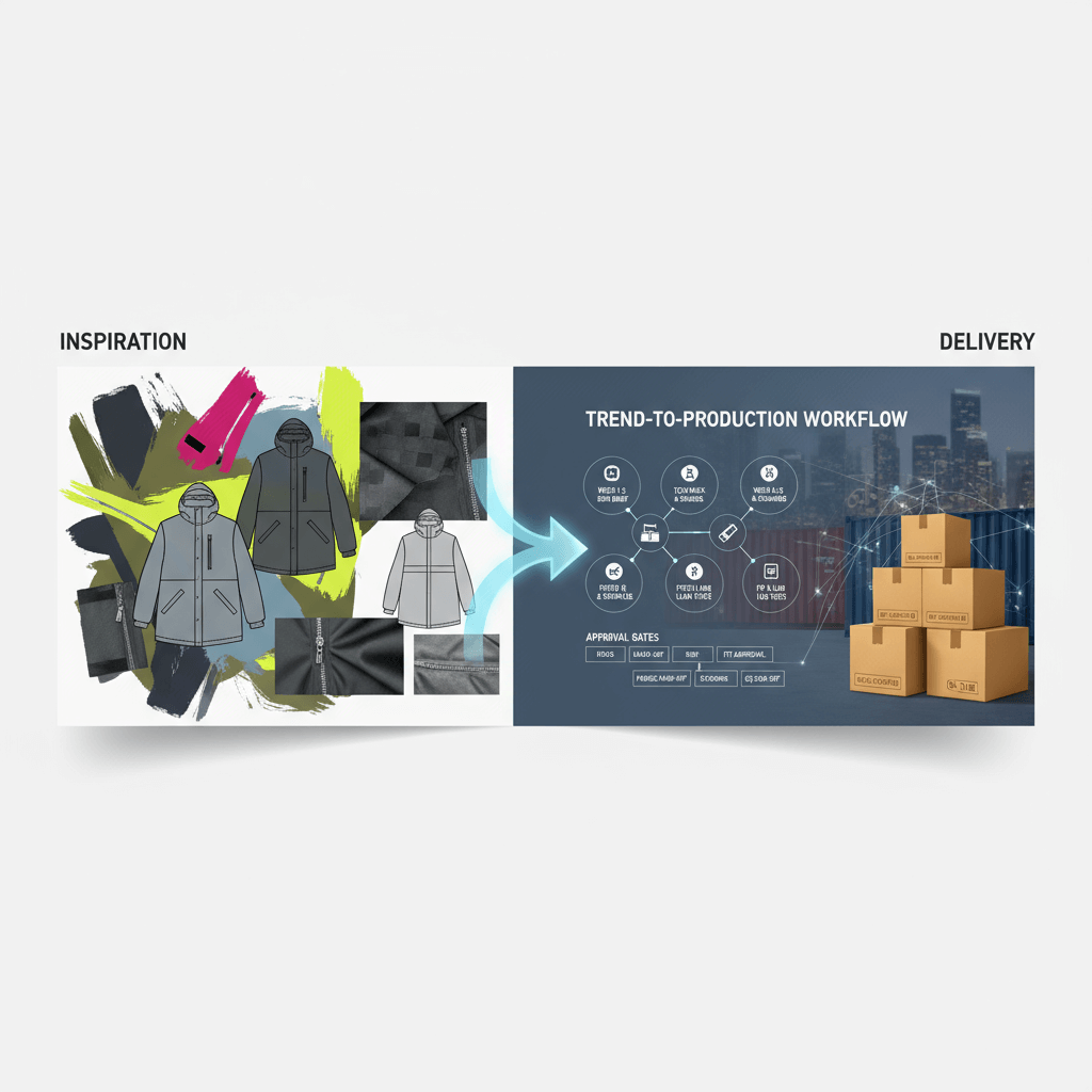 Roadmap from inspiration to delivery showing key approvals and documents