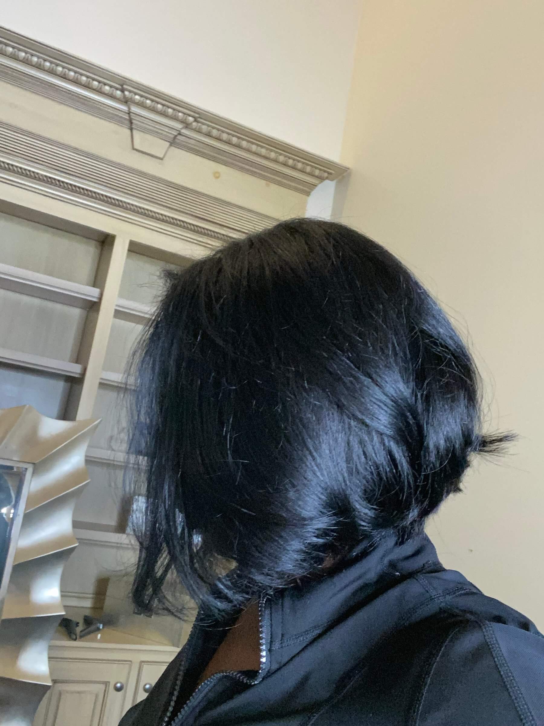 Silk press season healthy hair