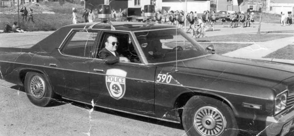 These Dodge Monacos were used by the Hoffman Estates in the 1970s.