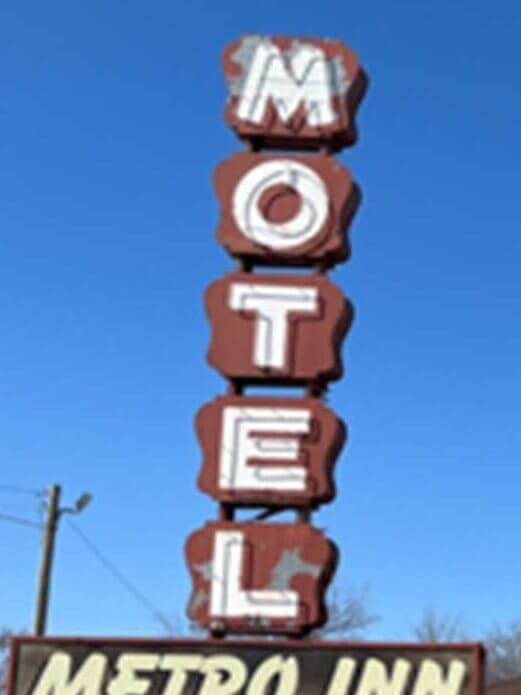 1960s Motel Monument Sign image