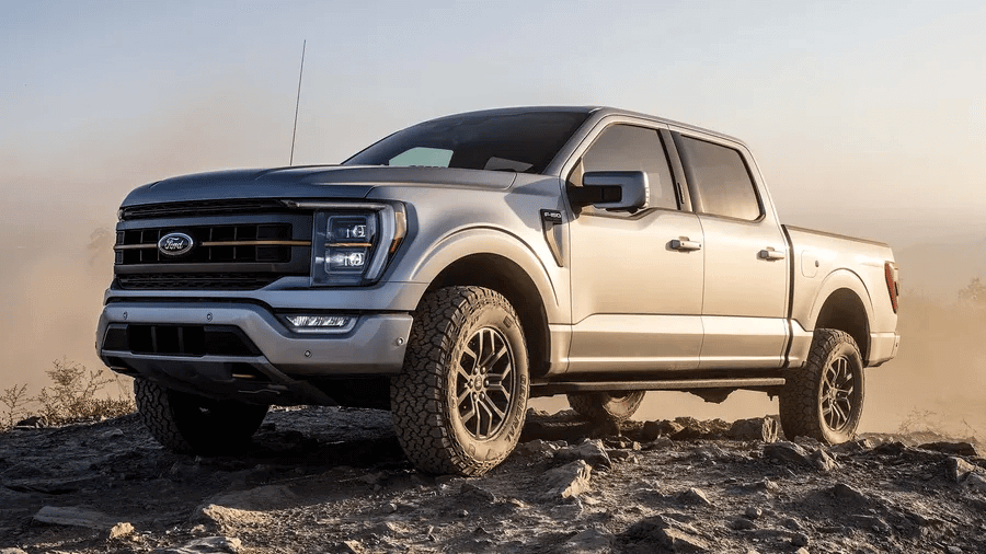 Silver Ford F 150 with high overall rating of satisfaction and ability to drive for long distances depending on how much fuel you purchase.