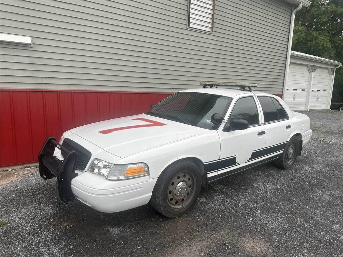 2008 Police Interceptor sold on Municibid, Nisbet Volunteer Fire Company.