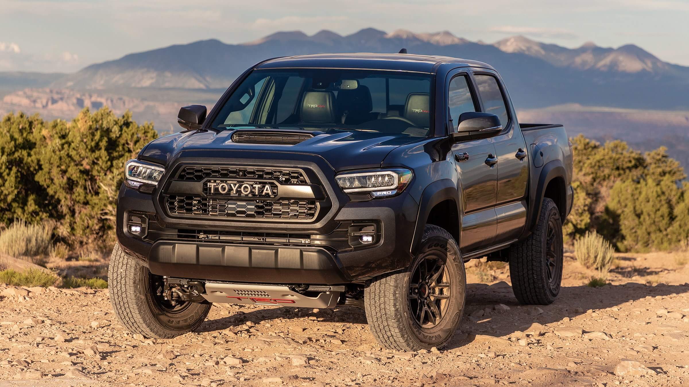 Black vehicle working to keep you safe, with high safety ratings so you can experience safe and secure commutes.