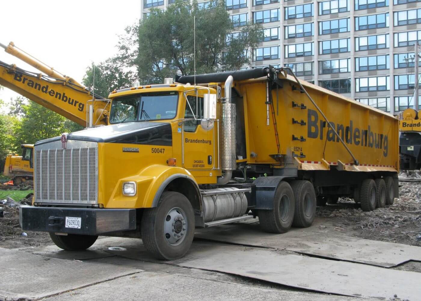 Brandenburg semi-trailer end dump