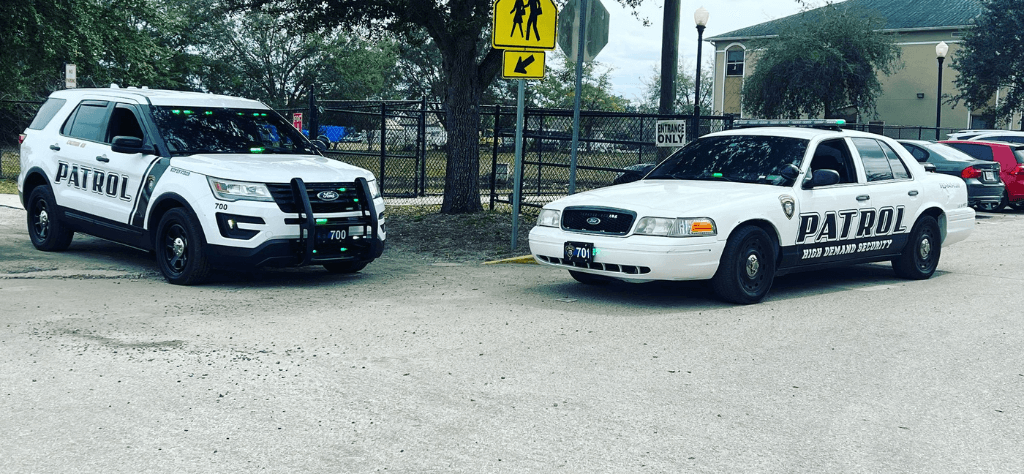 Crown Vics as security vehicles