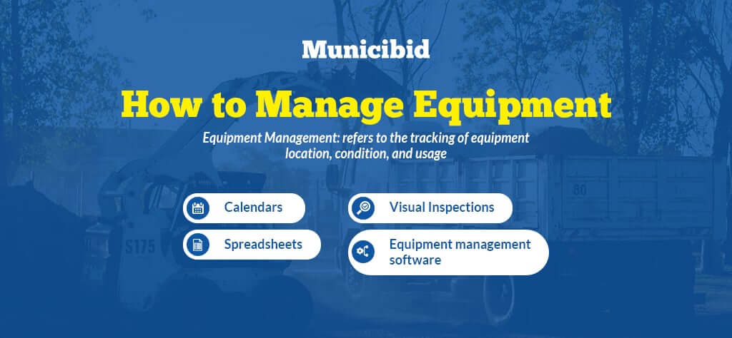 How to manage equipment infographic