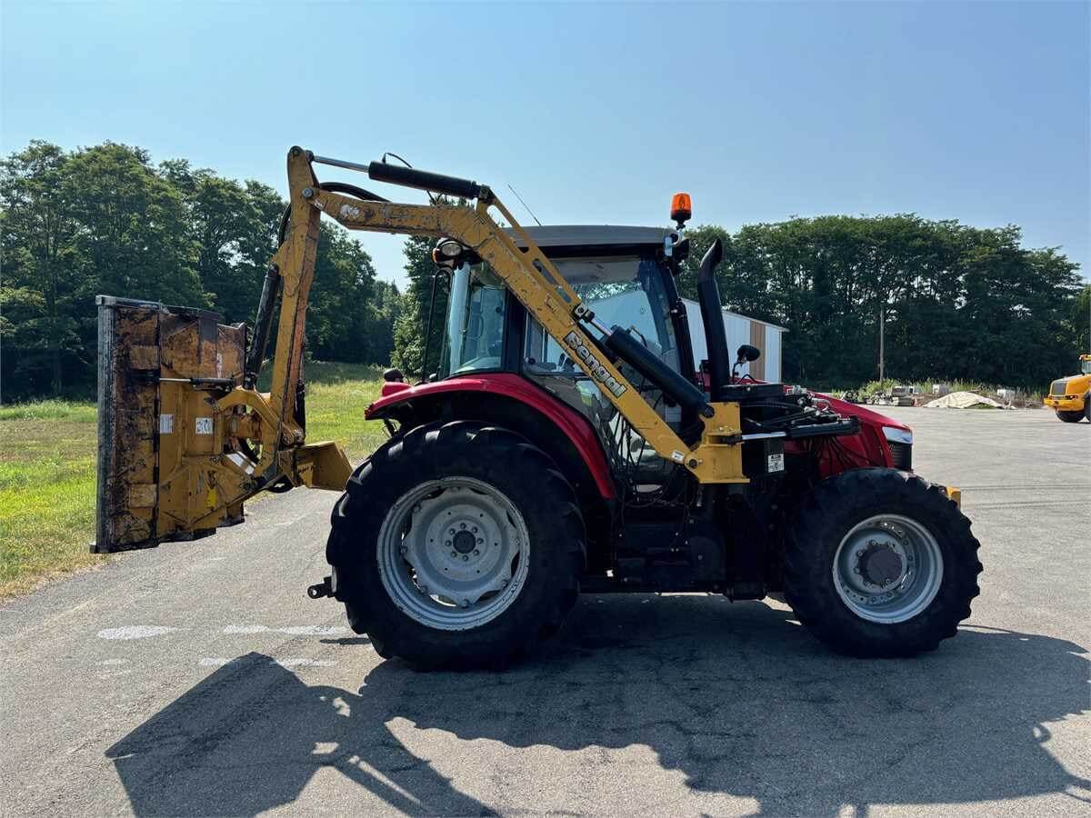 2015 4WD Massey Ferguson 5611 Tiger Boom Mower parked in a parking lot